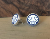 Shell Sterling cufflinks