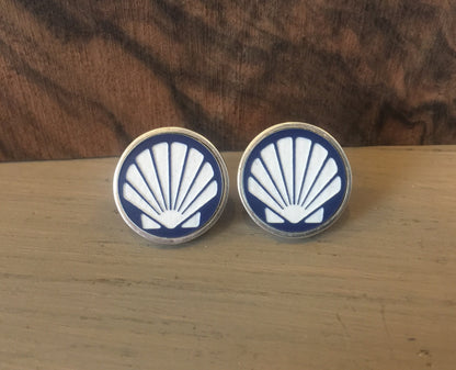 Shell Sterling cufflinks