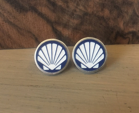 Shell Sterling cufflinks