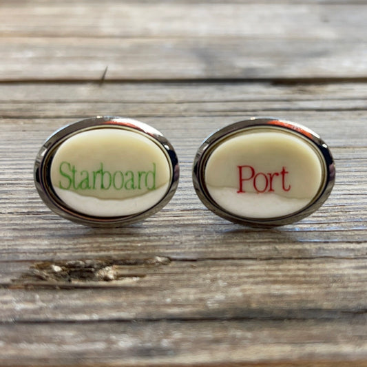 Cuff links- Port & Starboard