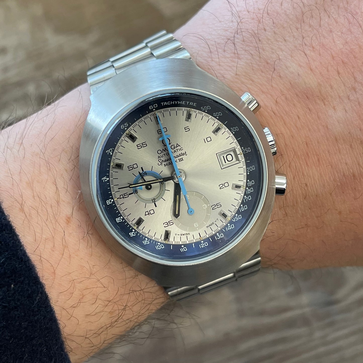 omega Speedmaster mark III fully serviced chronograph with bracelet